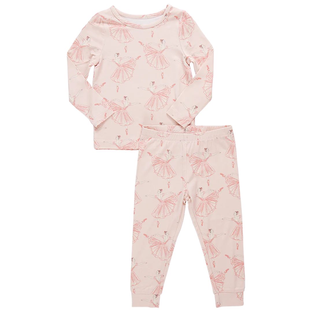 Pink Chicken - Pink Ballerinas | Bamboo PJ Set