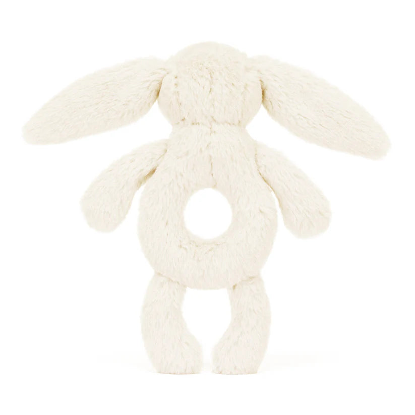 Jellycat - Bashful Bunny Cream Ring Rattle