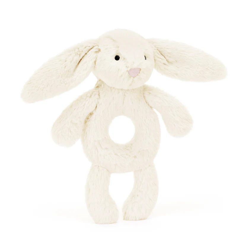 Jellycat - Bashful Bunny Cream Ring Rattle