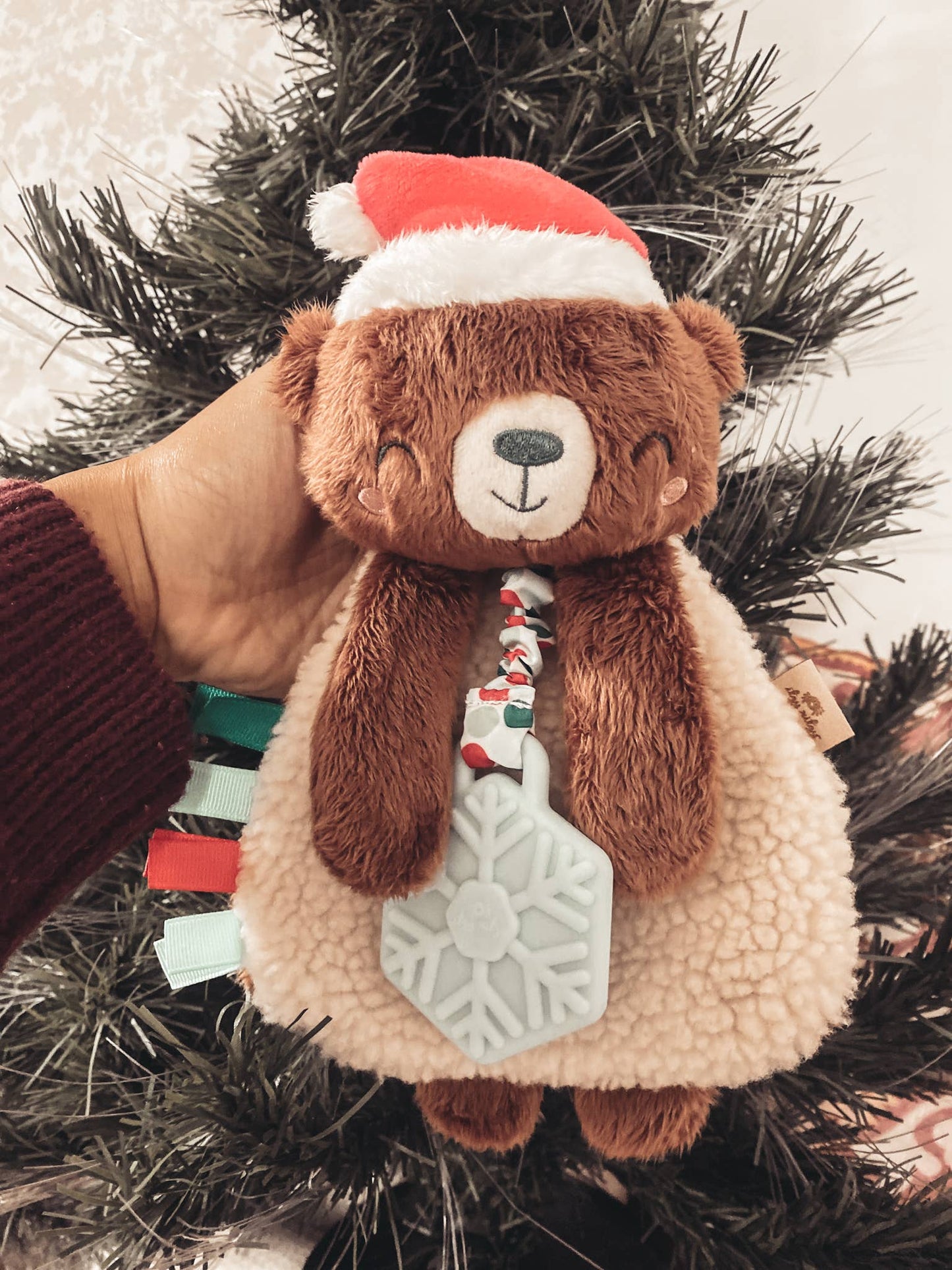 Itzy Ritzy - Holiday Itzy Lovey™ Plush + Teether Toy: Reindeer