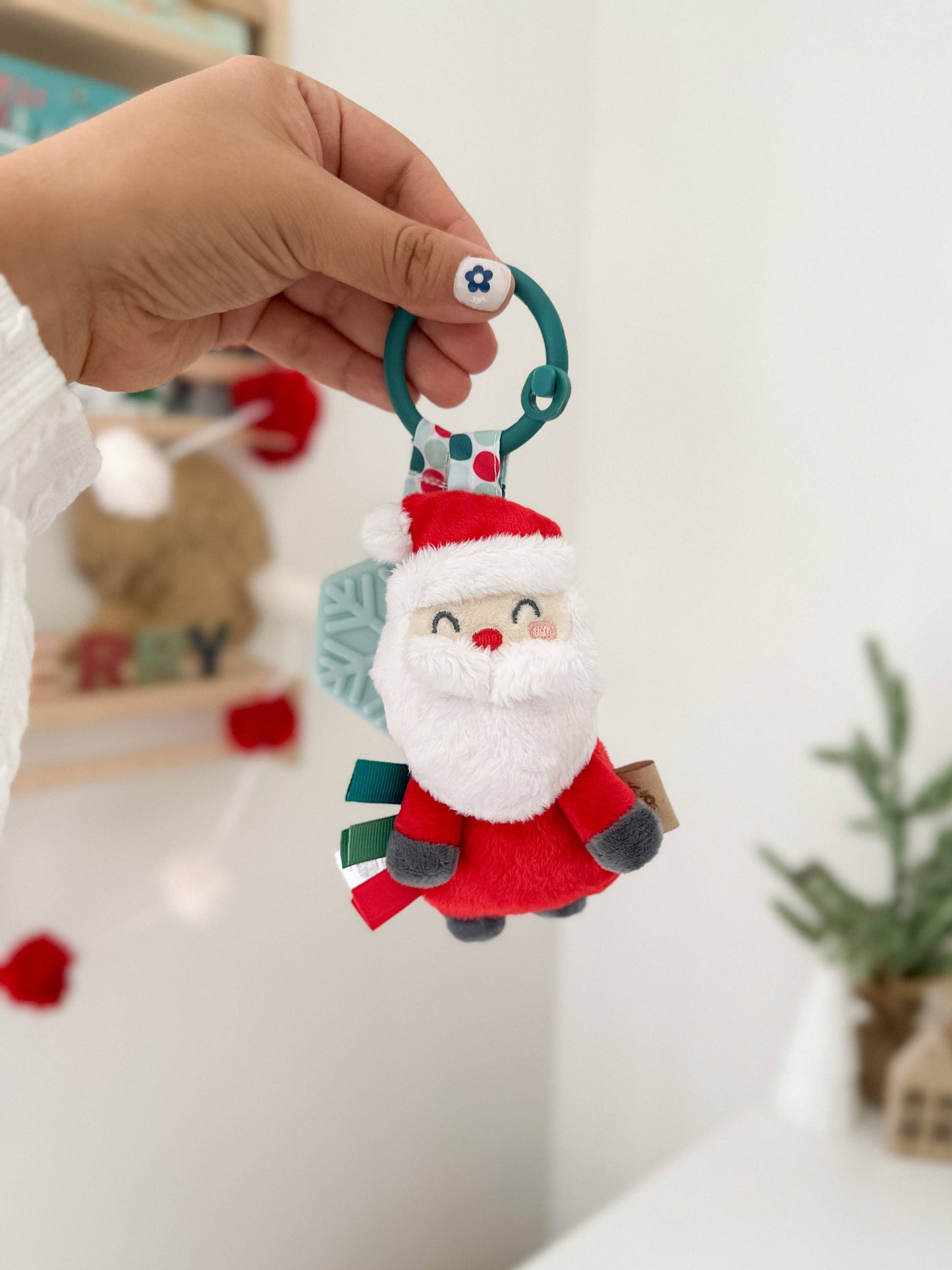 Itzy Ritzy - Holiday Itzy Pal™ Plush + Teether: Santa