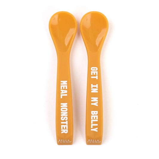 Bella Tunno - Meal Monster Get in Belly  Spoon Set: Orange