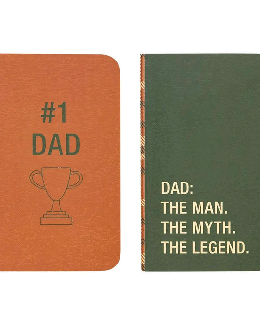 ABOUT FACE DESIGNS - Dad the Man Mini Notebook Set