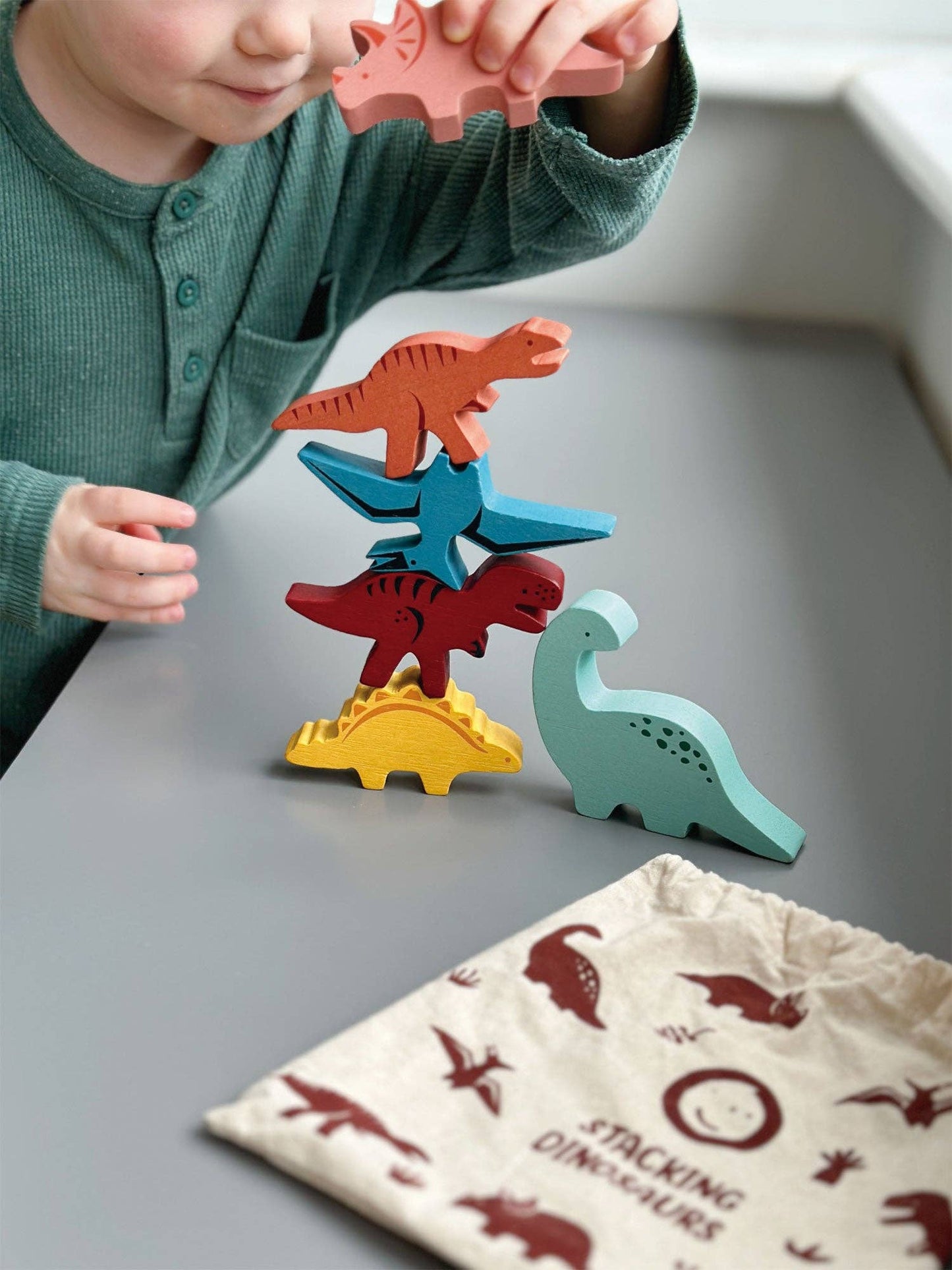 Mentari Toys - Happy Stacking Dinosaurs