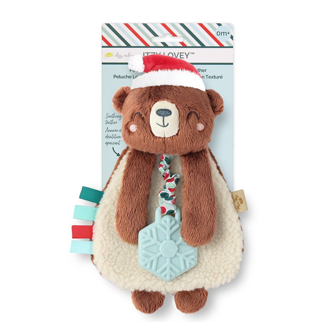 Itzy Ritzy - Holiday Itzy Lovey™ Plush + Teether Toy: Reindeer