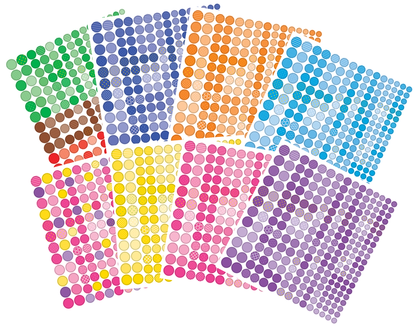 Peter Pauper Press - Color-By-Dots Sticker Book - Unicorns