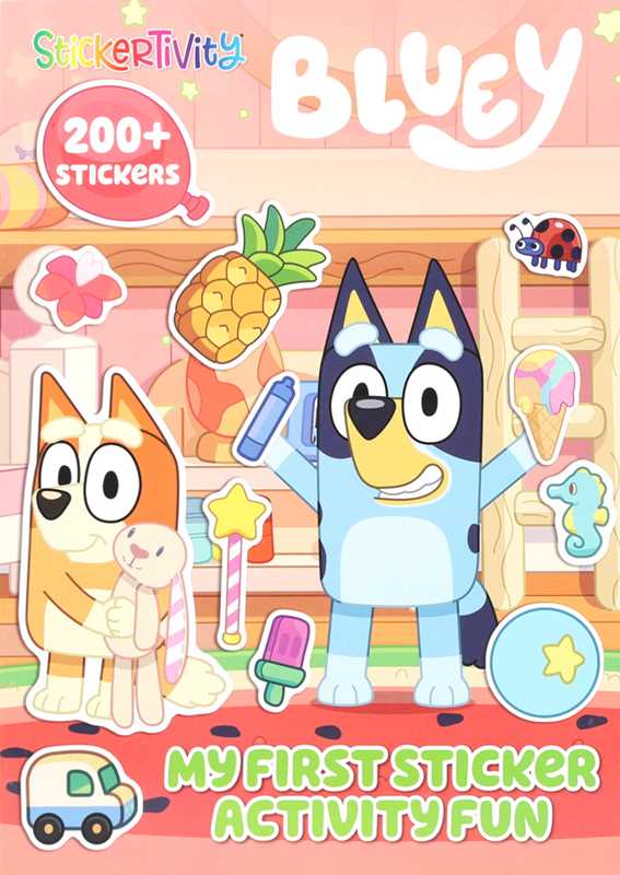 Simon & Schuster - Bluey: Stickertivity: My First Sticker Activity Fun