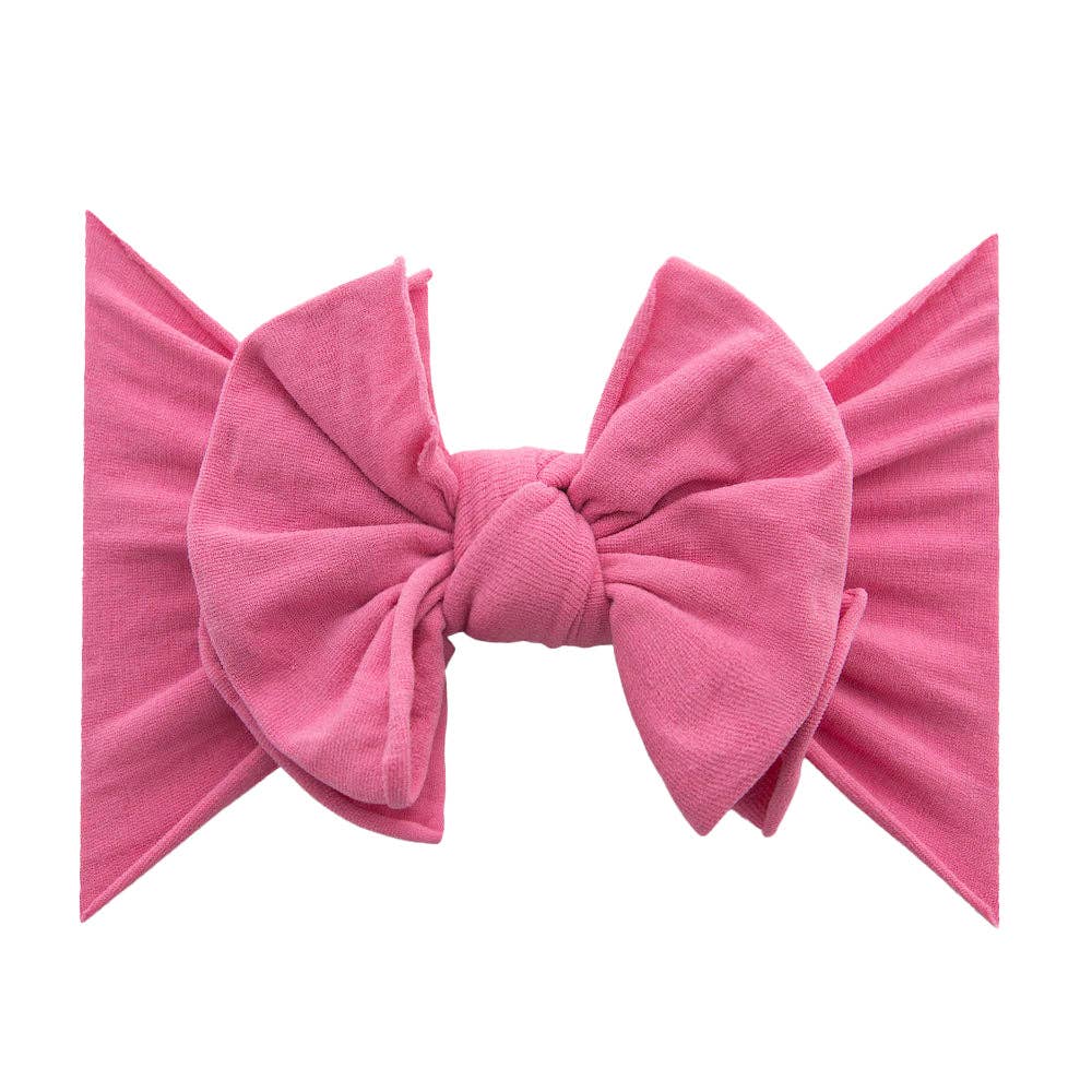 Baby Bling Bows - dusty blue FAB-BOW-LOUS® soft nylon bow headband