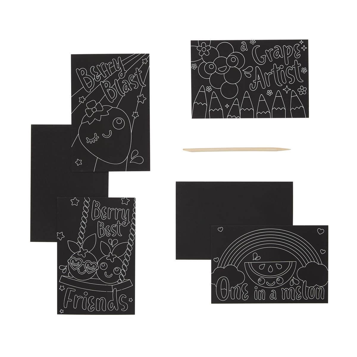 OOLY - Mini Scratch & Scribble Art Kit: Lil' Juicy