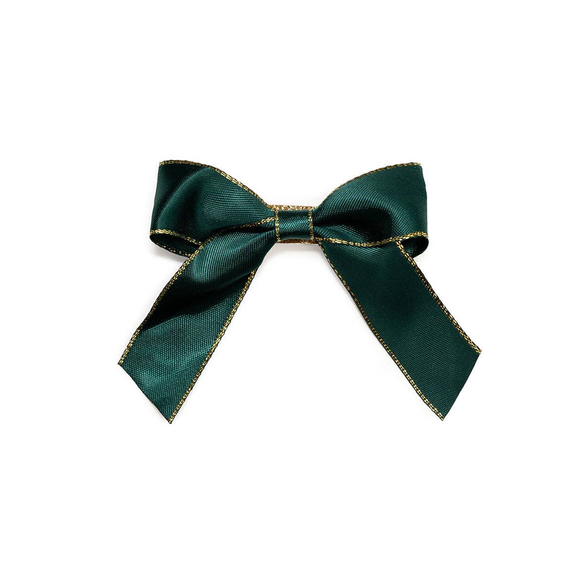 Sweet Wink - Emerald Coquette Bow Clip - Kids Holiday Hair Clip