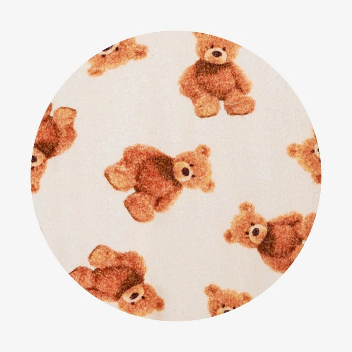 Posh Peanut - Teddy Freddy Footie Zippered One Piece