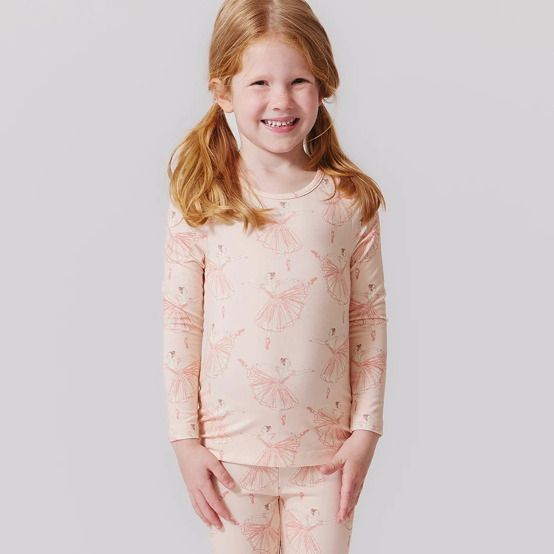 Pink Chicken - Pink Ballerinas | Bamboo PJ Set