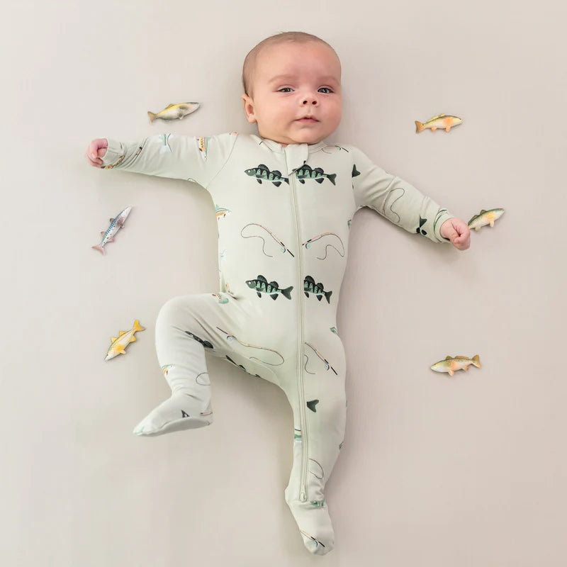 Kyte Baby - Zippered Fishing Footie