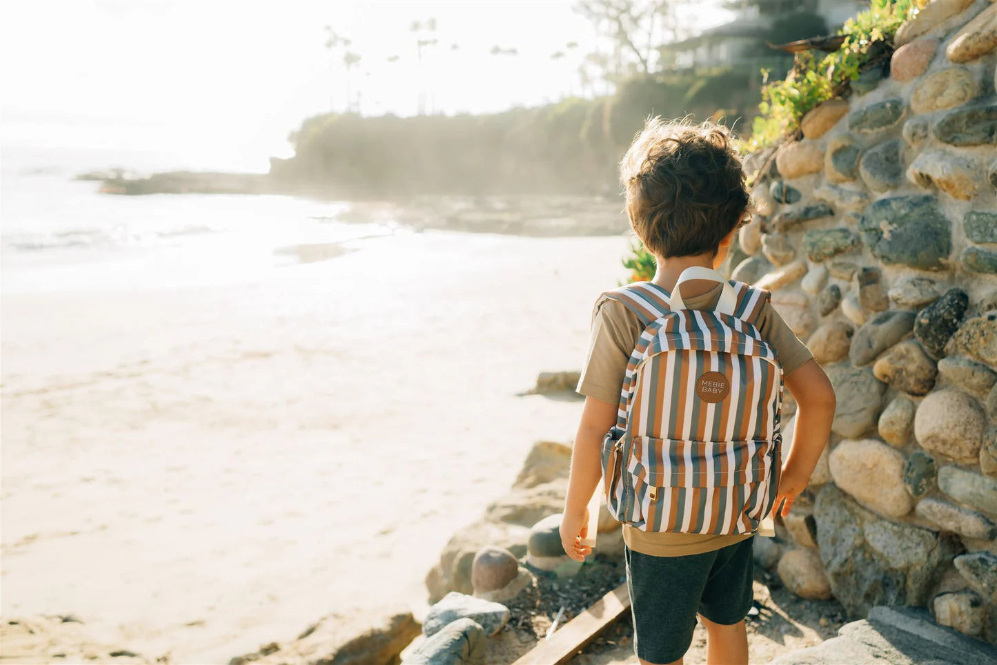 Mebie Baby - Sunset Stripes Mini Backpack