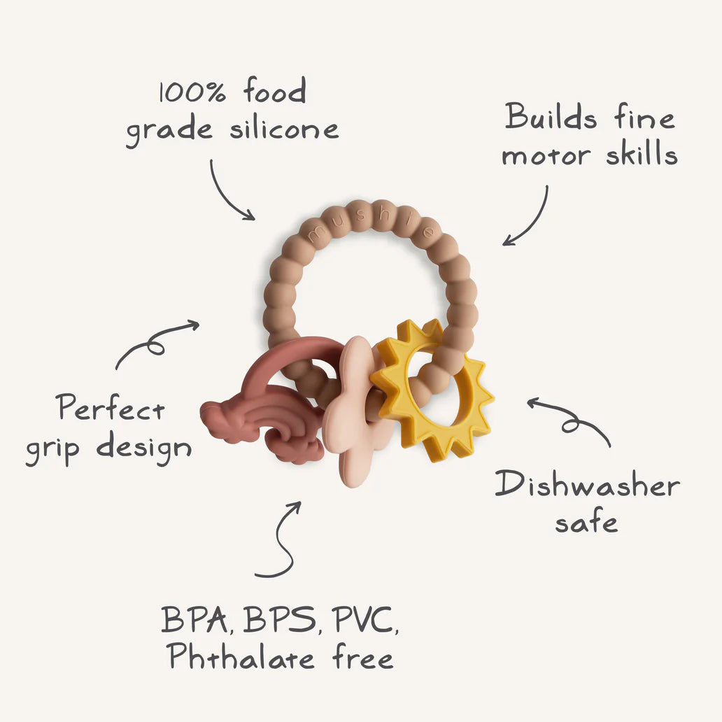 Mushie - Nature Teething Ring