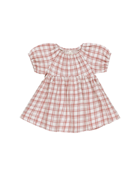 Quincy Mae - BELLA DRESS || PINK PLAID