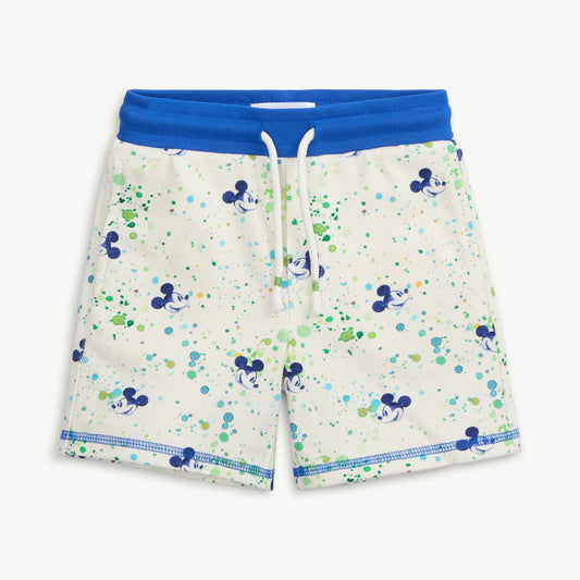 Magnetic Me - Disney Mickey Splatter Print Cotton Shorts