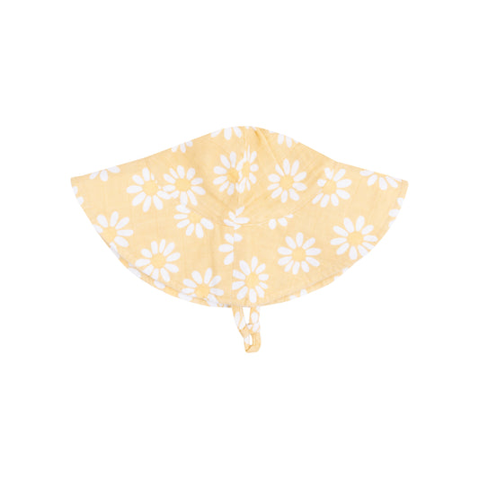 Angel Dear - Yellow Mod Daisy Wide Brim Sunhat