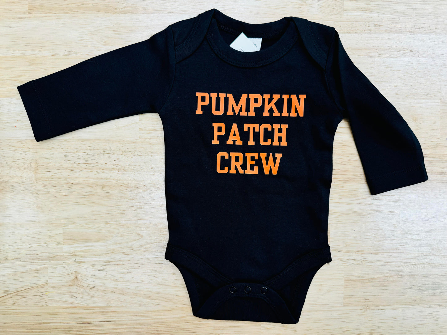 kins + noah co. - pumpkin patch crew onesie & t-shirt