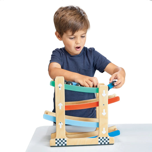 Mentari Toys - Wooden Ramp Racer Toy