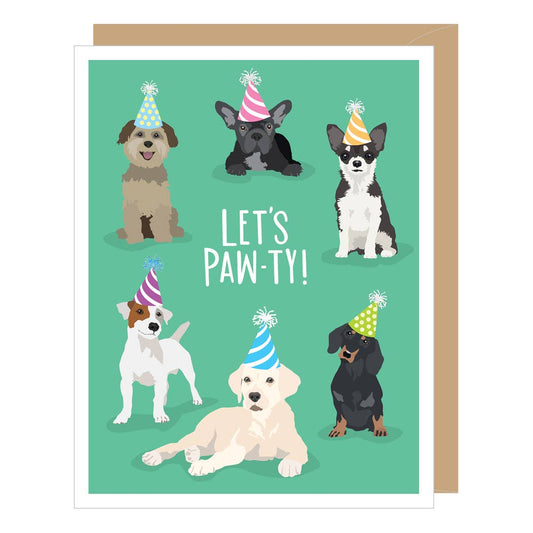 Apartment 2 Cards - Paw-ty Dogs Birthday Card