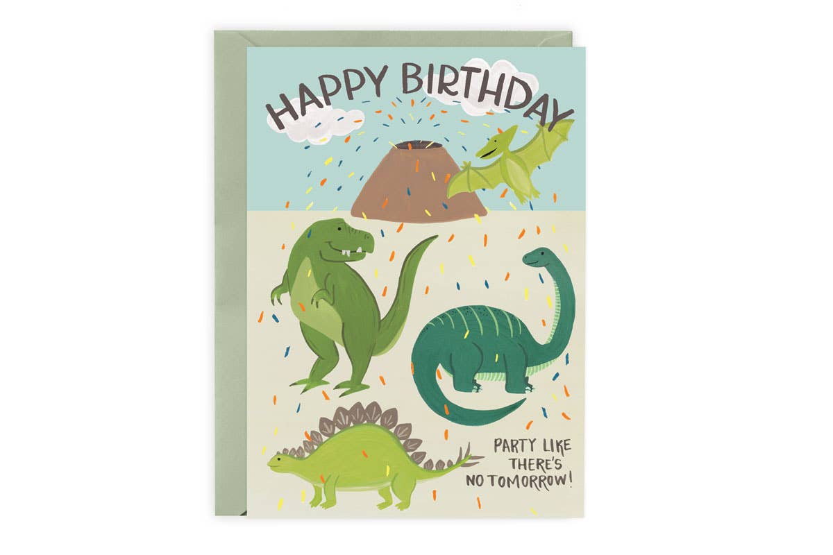 LoveLight Paper - Dinosaur - Birthday Card